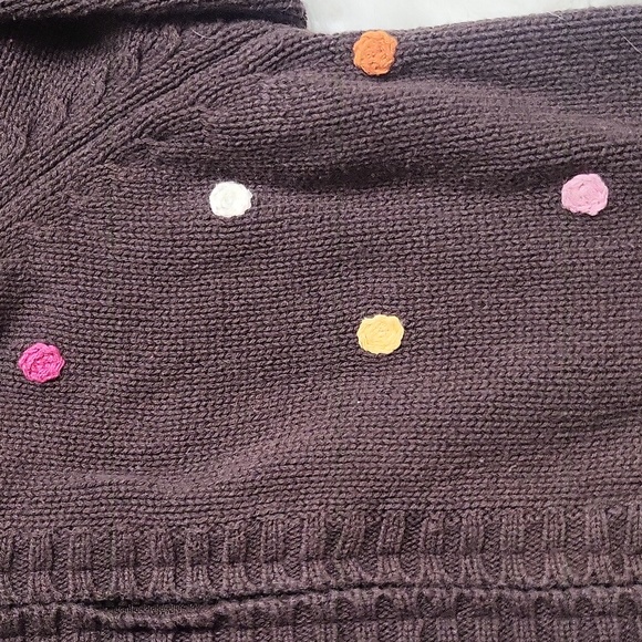 GYMBOREE Toddler girl's polka dot hooded sweater size 2T - Picture 2 of 6